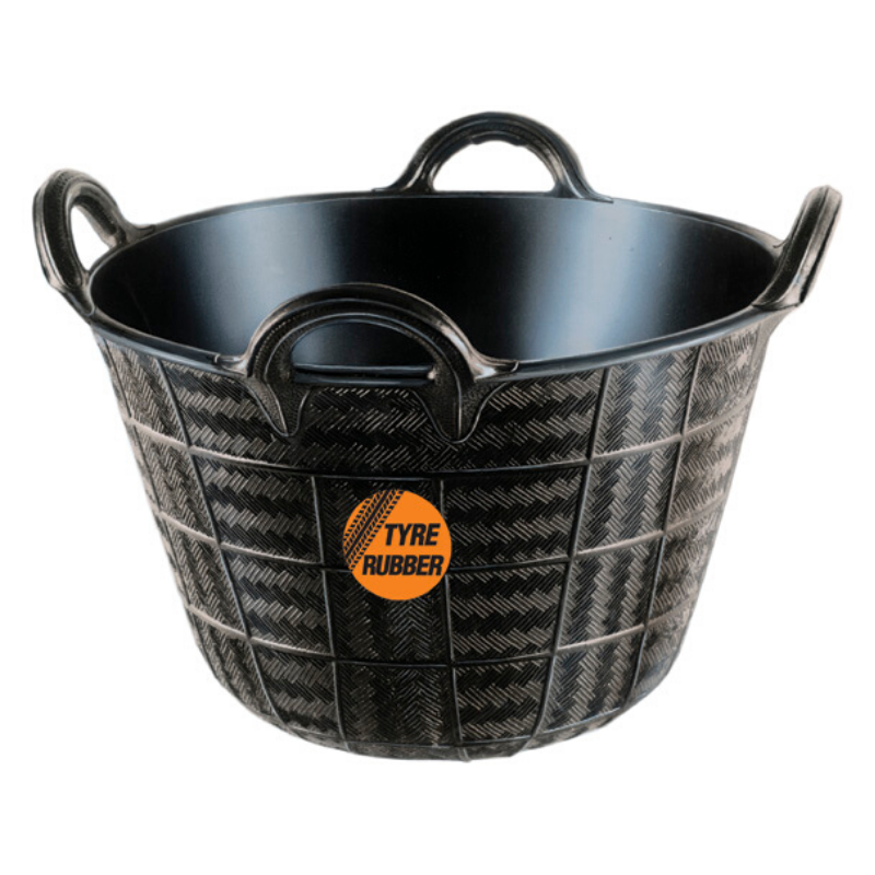 Four Handle Lifting Bucket - 37l - Black
