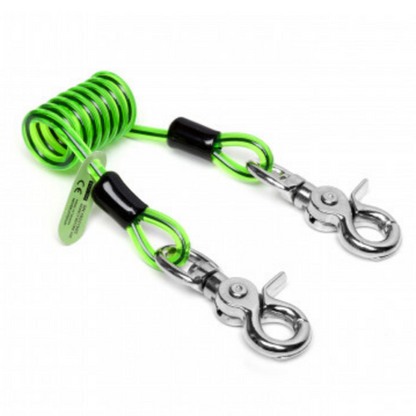 NLG Short Coiled Tool Lanyard, Quick Clip